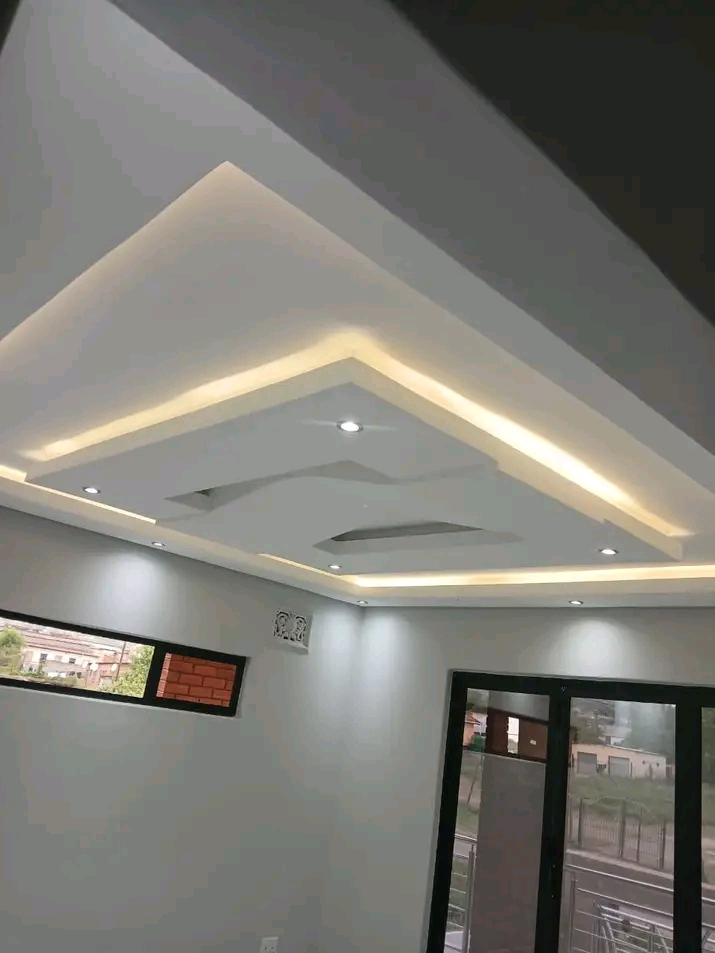 Warm LED Tray Ceiling