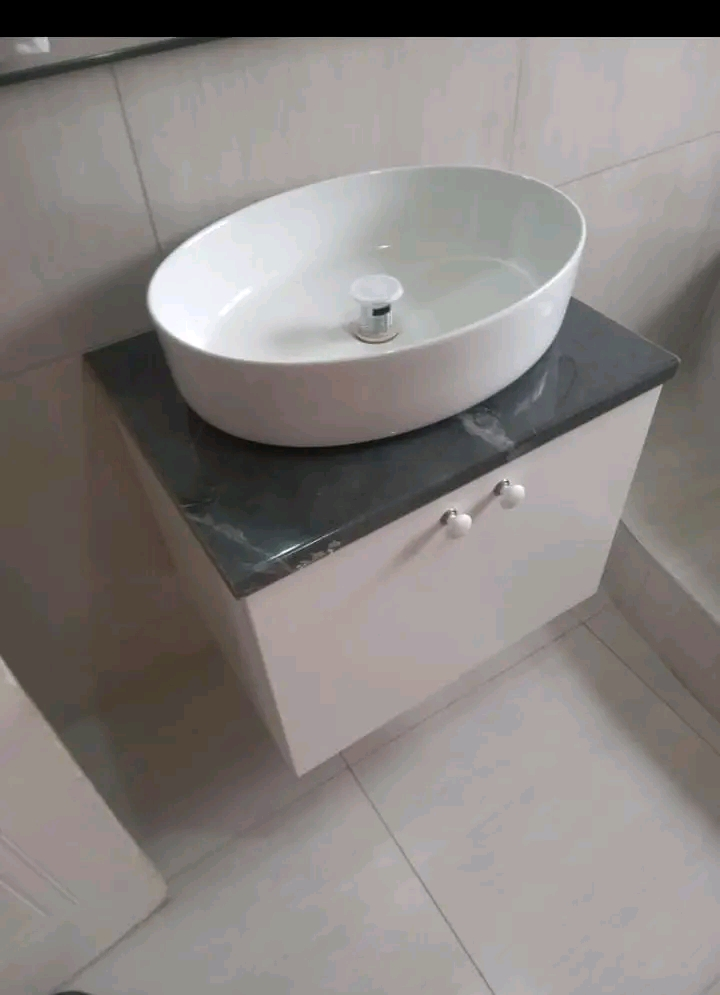Oval Basin & Granite Vanity